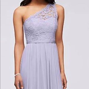 Size 16 lilac Davids bridal bridesmaid dress